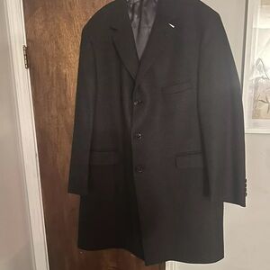 Classic Black Overcoat
